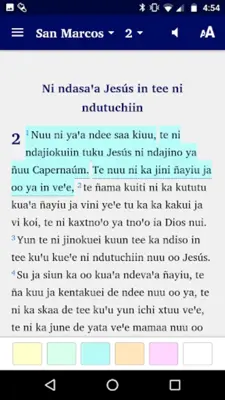 Mixteco norte Tlaxiaco Biblia android App screenshot 5