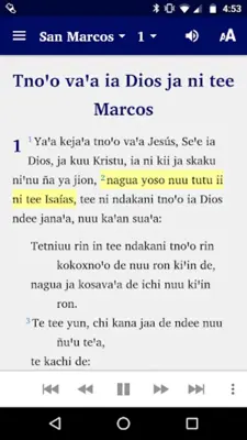 Mixteco norte Tlaxiaco Biblia android App screenshot 6